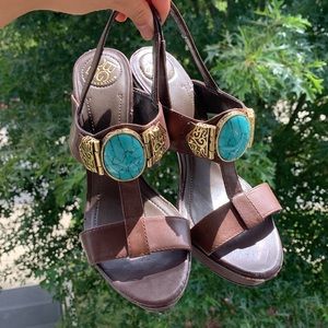 BCBGeneration Ambra Ebony Veg Vachetta brown 7.5